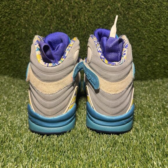 Size 6 - Air Jordan 8 Retro White Aqua W - Picture 5 of 6